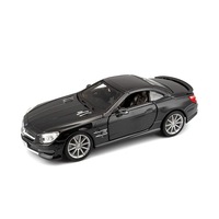Bburago Licensed 1:24 Scale Mercedes-Benz SL 65 AMG Hardtop Diecast Model Car Black