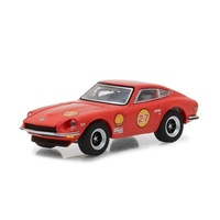 Greenlight Licensed 1:64 Scale Datsun 240Z Shell Oil 1971 Diecast Model Car Red