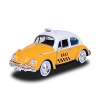 Motormax Licensed 1:24 Scale Volkswagen Beetle Taxi 1966 Diecast Model Car