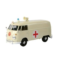Motormax Licensed 1:24 Scale Volkswagen Type 2 Ambulance T1 Delivery Van Model Car