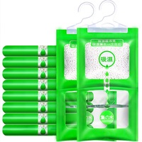 10Pcs Dehumidifier Bag Moisture Absorber Hanging Wardrobe Drying Anti-mold