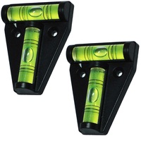 2pcs Spirit Level Bubble Leveler T-type Caravan RV Camper Trailer Boat Car