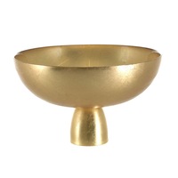 Leo Footed Bowl Gold 28cm