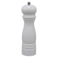 Salt & Pepper Mill 21.5Cm White Wood