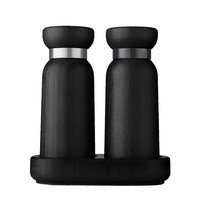 Salt & Pepper Set 3Pc Premium Black