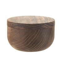 Acacia Wood Salt Pig 11.5Cm