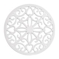 Cast Iron Trivet White 20cm