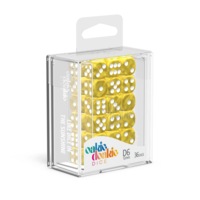 Oakie Doakie Dice - D6 12mm Marble Yellow (36)