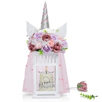 Amitié Lane DIY Fairy Lantern Craft Kit - Make Your Own Unicorn Night Light - Arts & Crafts Kit for Kids - Birthday Gifts for Girls Who Love Unicorns Toys