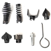 Drill Bits, shank and joint breaker for DIY Plumbing Drain Snake Auger Cleaning Tool Spring Cable