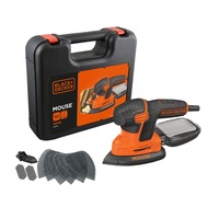 BLACK+DECKER 120W Mouse® Sander with Accessories