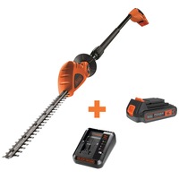 BLACK+DECKER 18V Cordless 43cm Pole Hedge Trimmer (inc. Battery+Charger)