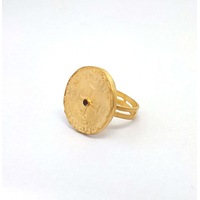 Vama - Samira Ring - Metal-Sterling Silver - Stone-Garnet - Finish-Matt