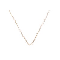 Vama - Sophia Necklace - Metal-Sterling Silver - Stone-Silver Disc - Finish-Matt