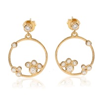 Vama - Phoenix Earrings - Metal-Sterling Silver - Stone-Sparkle CZ - Finish-Matt