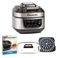 PowerXL Grill Air Fryer - 5.6L Capacity - 12-In-1 Multi-Cooker that Chargrills and Air Frys