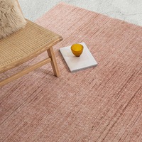 Loopsie Ama Pink Distressed Washable Rug