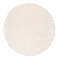 Loopsie Kallo Ivory Textured Round Rug