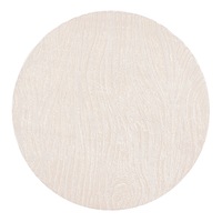Loopsie Sisco Ivory Abstract Round Rug