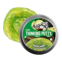 Crazy Aaron's 2 inch Star Effects Mini Thinking Putty Avocado
