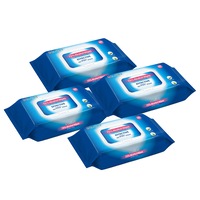 Dr. Rifold 75% Alcohol Disinfecting Thick Adult Wet Wipes Wash Cloths 50 Sheets X4Pack