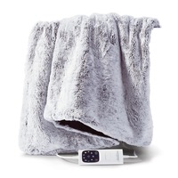 Sunbeam Feel Perfect Faux Fur Heated Throw