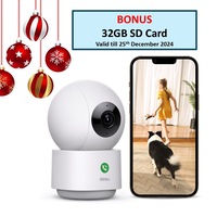 AOSU 2K Wired 360 Degree Indoor Pet Smart Camera