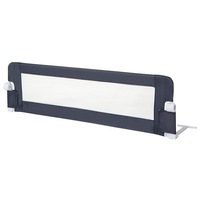 Babyjoy 152cm Foldable Baby Bed Rail Guard Toddler Safety Bedrail Swing Down Security Fence Grey