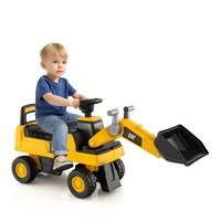 Babyjoy Kids Ride On Excavator Digger Toy Bulldozer Truck Construction Vehicle w/Adjustable Bucket