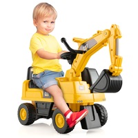 Babyjoy Kids Ride On Excavator Toddler Toy Digger Construction Vehicle w/Rotatable Digging Bucket