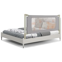 Babyjoy Toddler Bed Rail Guard Adjustable Universal Baby Bedrail Folding Safety Cot Fence Grey