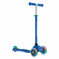 Globber Primo Kids Scooter w/Lights Navy Blue