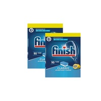Finish Classic Everyday Clean Dishwasher Tabs Lemon Sparkle 2 x 90pk