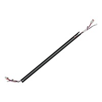Downrod L450mm Matte Black Steel - 20681202