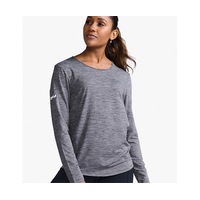 2XU WOMENS MOTION LONG SLEEVE TOP - HARBOUR MIST / WHITE