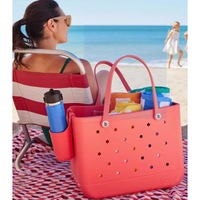 Large Waterproof EVA Beach Bag with holes Camping Sport Basket sand-free