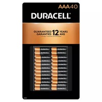 Duracell CopperTop Longest Lasting Alkaline Batteries- 40XAAA