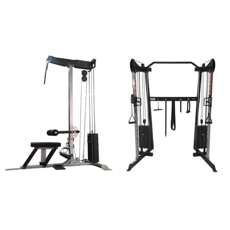 Body Iron Commercial Lat Pull Down + FUNCTIONAL TRAINER FTB90 Combo Australia