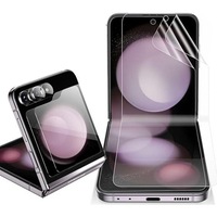 For Samsung Galaxy Z Flip5 5G 3 in 1 Screen Protector Hydrogel Flexible Full Coverage Plus Camera Lens-[3in1 for Z Flip 5]