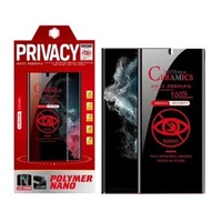 Galaxy S23 Ultra Ceramic Matte Anti-Spy Screen Protector Supports Fingerprint Unlock Flexible TPU for Samsung Galaxy S23 Ultra 5G