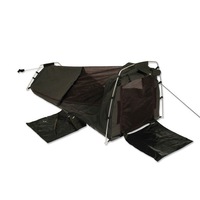 Sahara Biker Single Dome Canvas Swag & Bag 