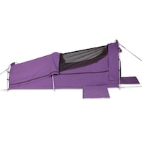Sahara Nomad King Single Dome Canvas Swag & Bag - Purple