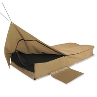 Sahara Traveller Deluxe Double Traditional Swag & Bag - Brown