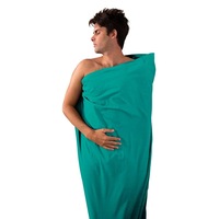 Sea To Summit Premium Cotton Travel Liner - Sea Foam - Long Rectangular