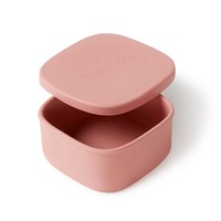 Snuggle Hunny Silicone Snack Box Rose