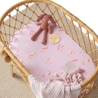 Snuggle Hunny Unicorn Organic Bassinet Sheet / Change Pad Cover