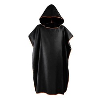 Adult Changing Robe Towel Bath Hooded Quick Dry Beach Towel Poncho Bathrobe