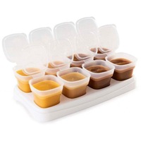 Infant Food Storage Containers for Freezer Safe Snack Holding