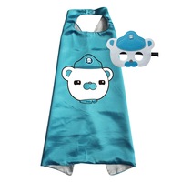 Kids Octonauts Costume Captain Barnacles Cape and Mask Set