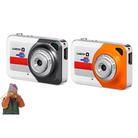 2pcs Digital Camera Portable Megapixels Video Camera with 32G Memory Card for Kids Adults-Each of Color